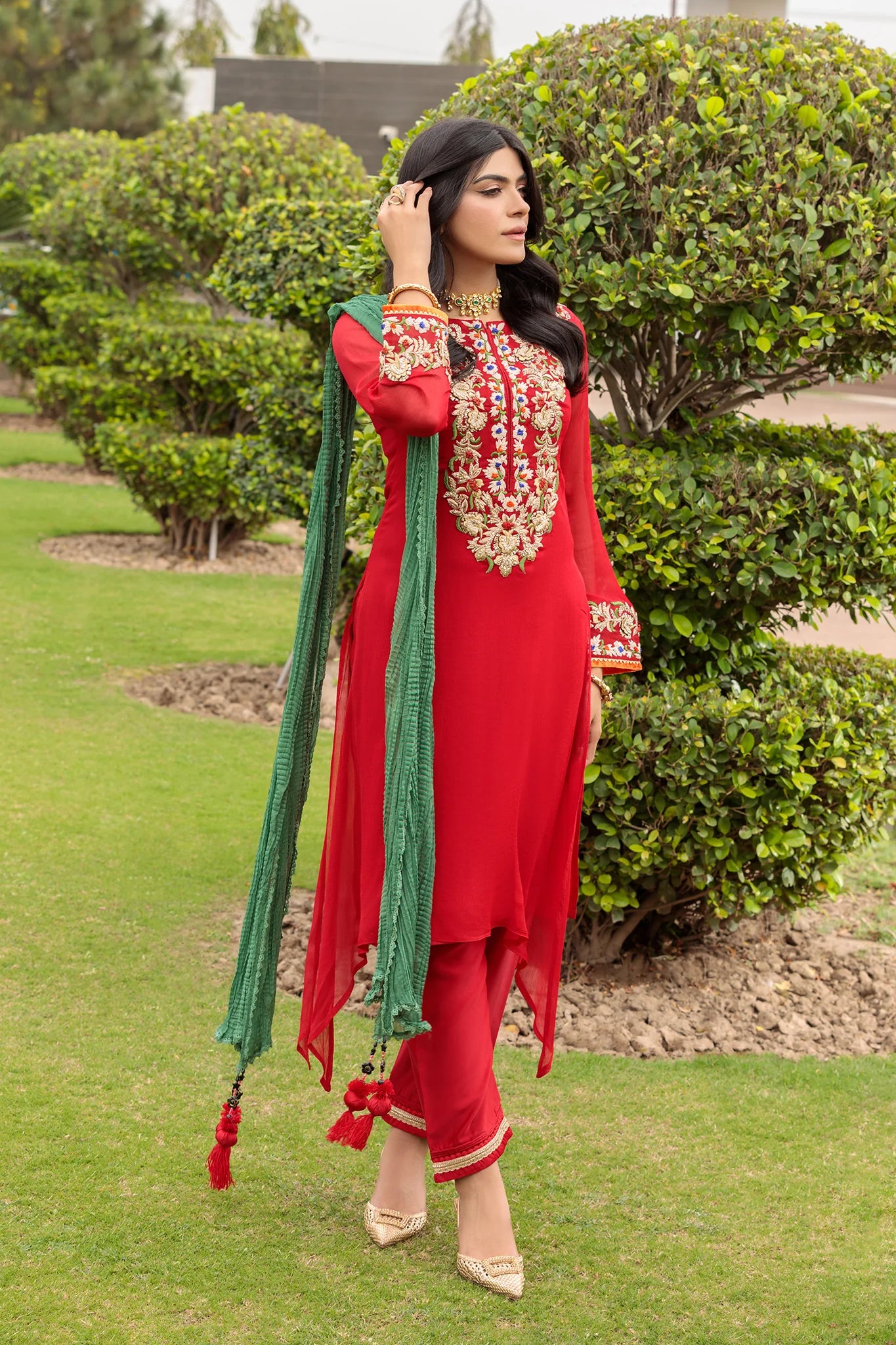 Rang-e-Bahaar KBM-107 Red
